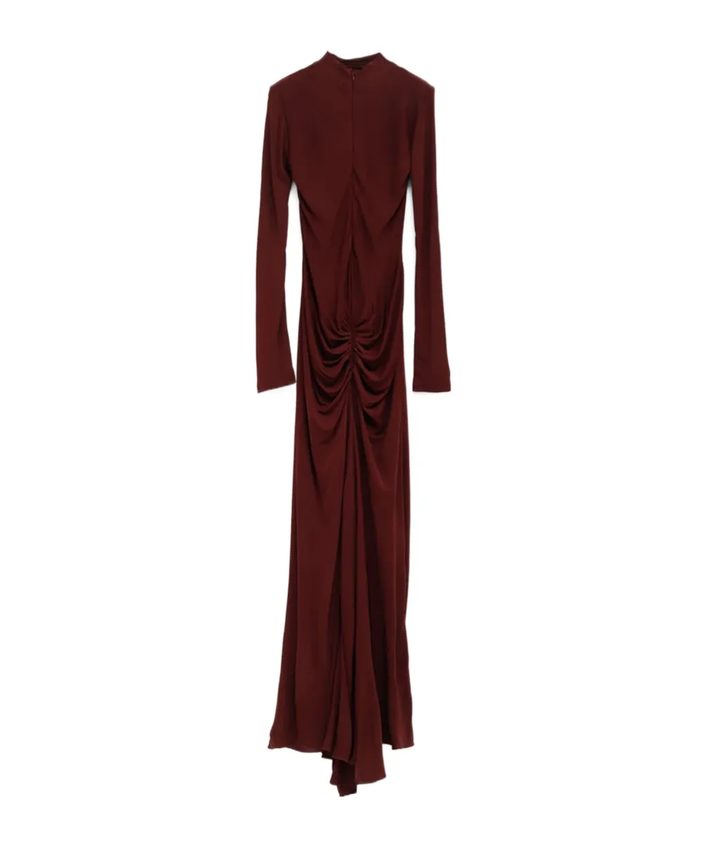 Alaa Draped Soft Jersey Dress