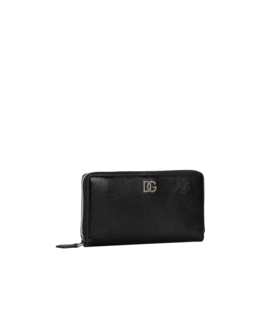 Dolce & Gabbana Tempesta Logo Plaque Wallet