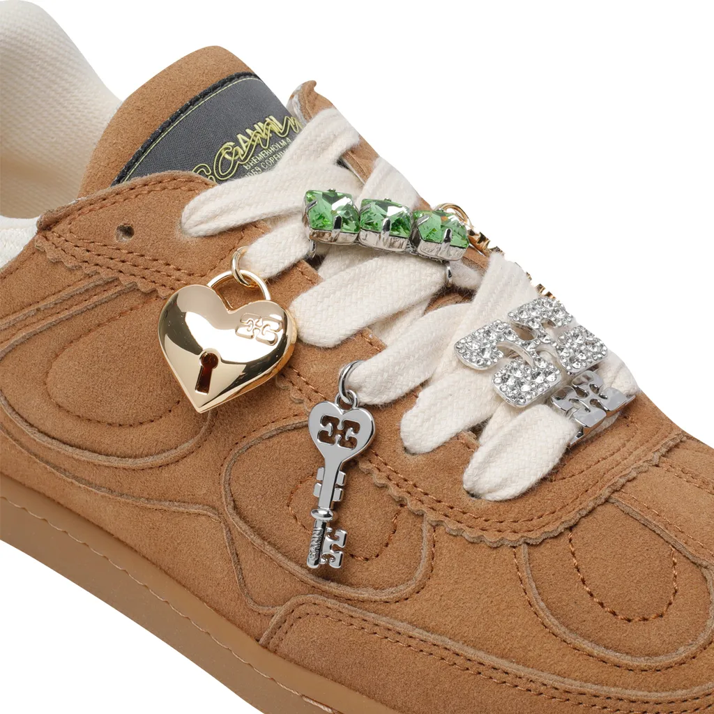 Ganni Logo Embellished Sneakers