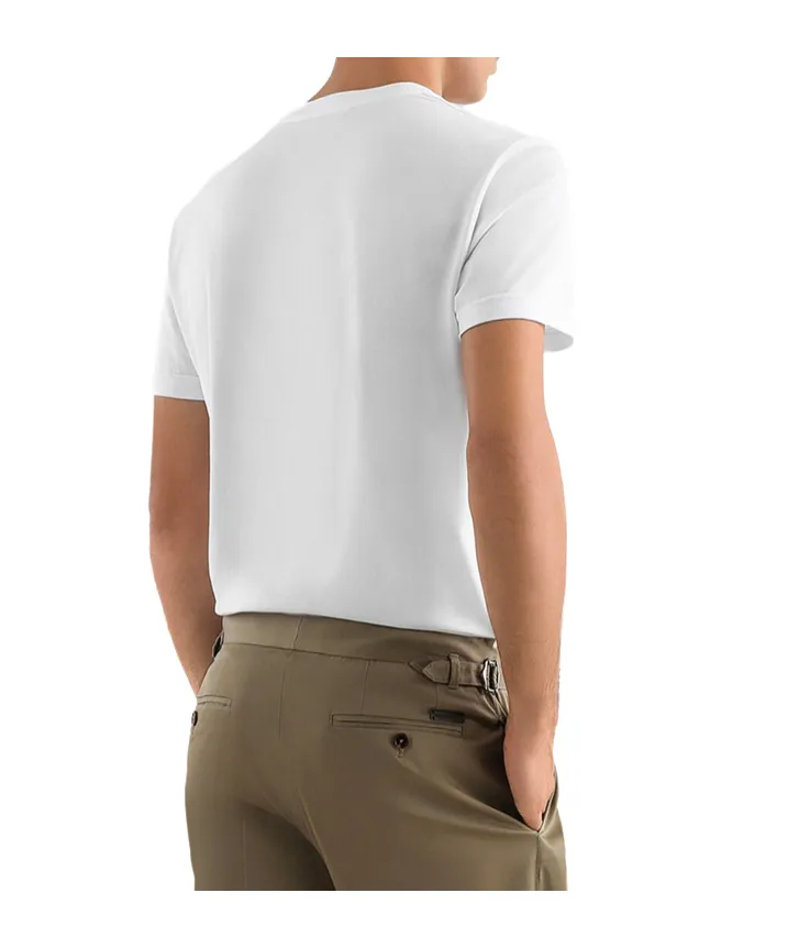 Dolce & Gabbana Logo Embroidered Crewneck T-Shirt