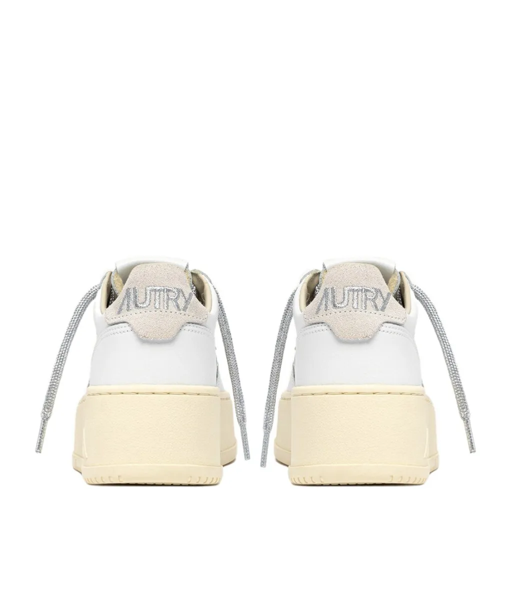 Autry Medalist Platform Lace-Up Sneakers