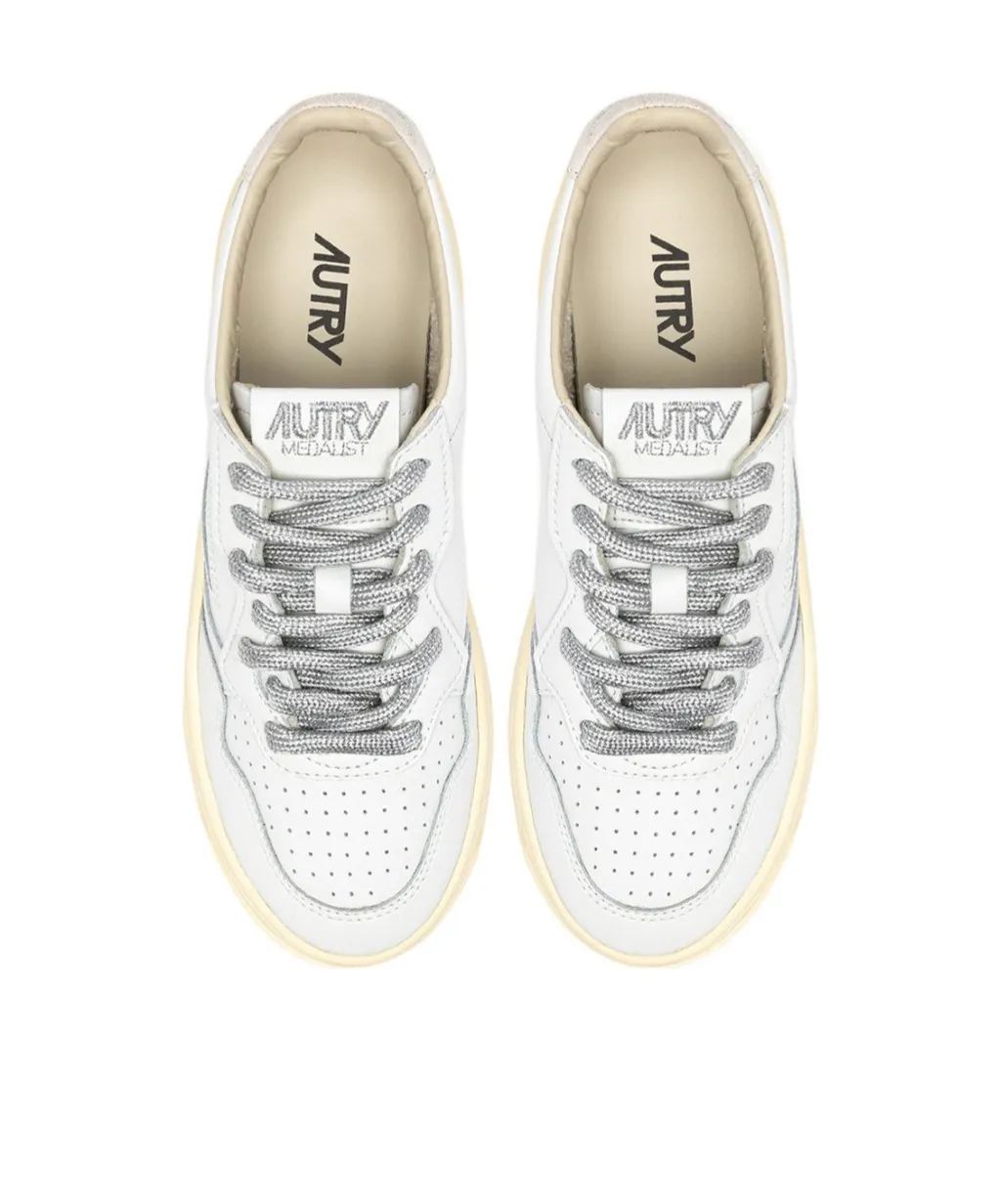 Autry Medalist Platform Lace-Up Sneakers