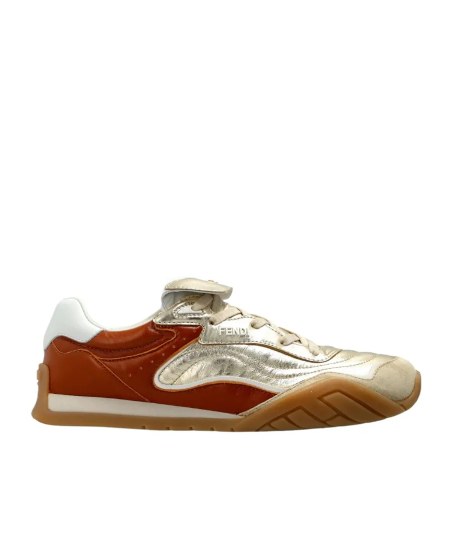 Fendi Wave Pulse Lace-Up Sneakers