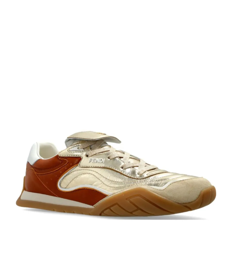 Fendi Wave Pulse Lace-Up Sneakers
