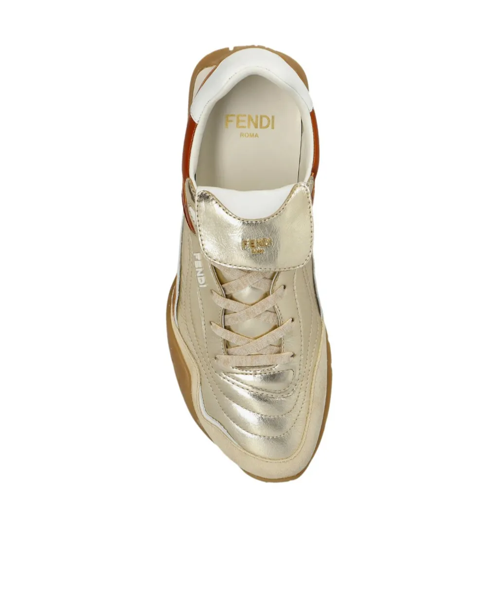 Fendi Wave Pulse Lace-Up Sneakers