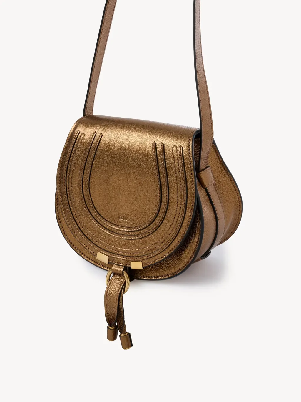 Small Marcie Leather Shoulder Bag