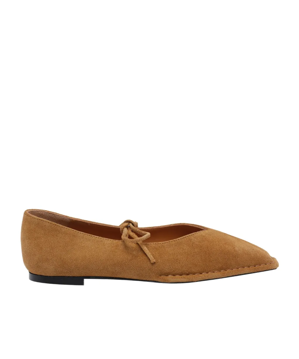 Alohas Sway Square-Toe Ballet Shoes