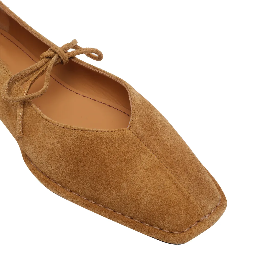 Alohas Sway Square-Toe Ballet Shoes