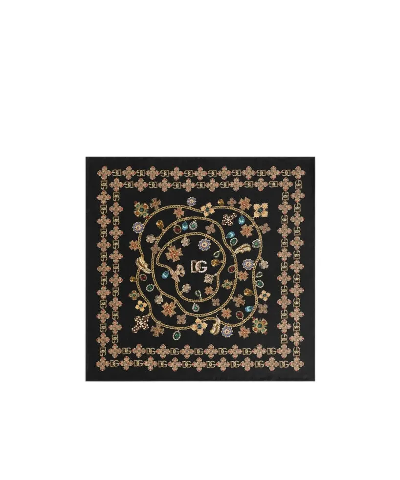 Dolce & Gabbana All-Over Printed Twill Scarf