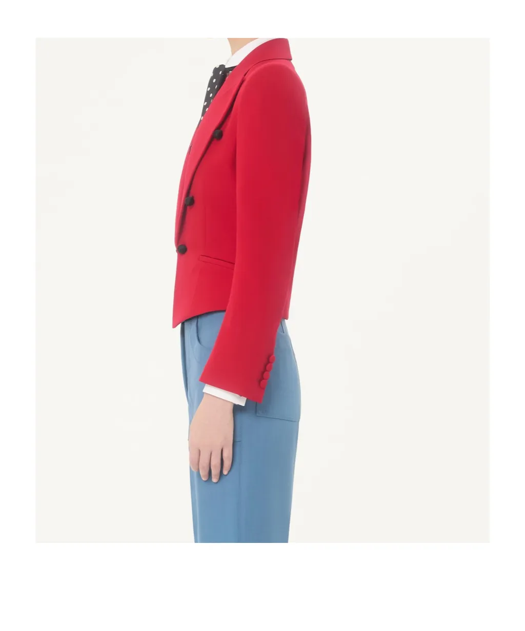Valentino Single-Breasted Long-Sleeved Jacket