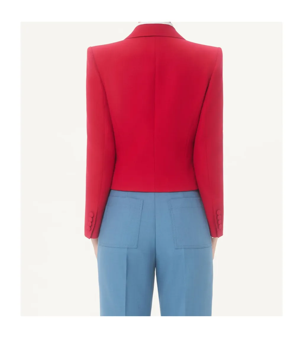 Valentino Single-Breasted Long-Sleeved Jacket