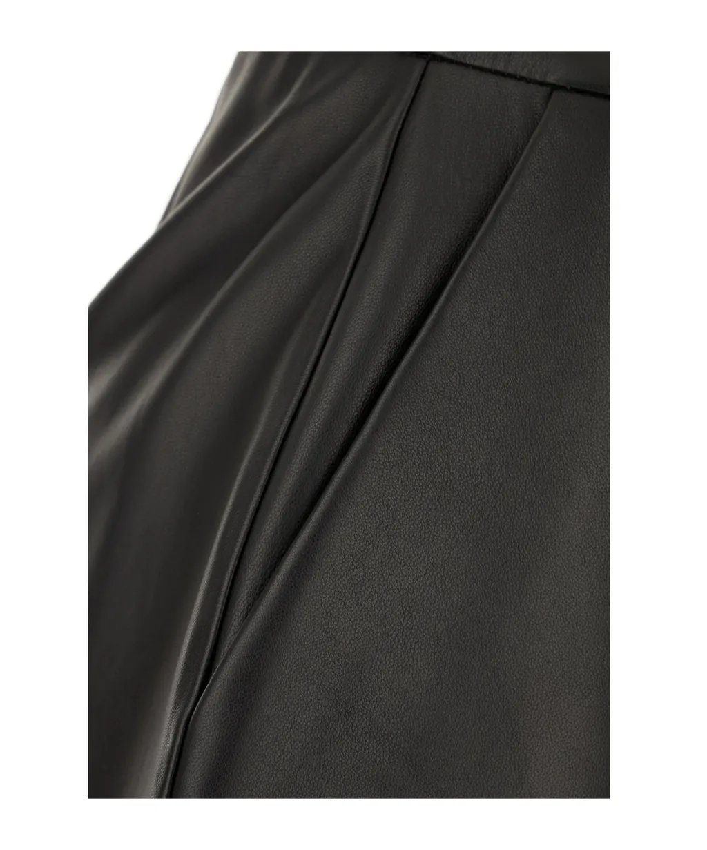 Sleek Leather Shorts