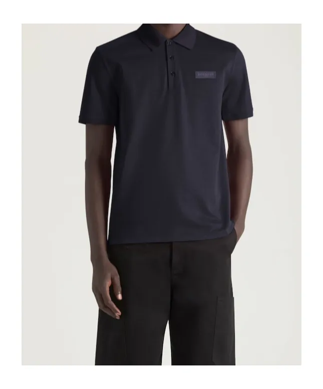 Givenchy Logo Patch Short-Sleeved Polo Shirt