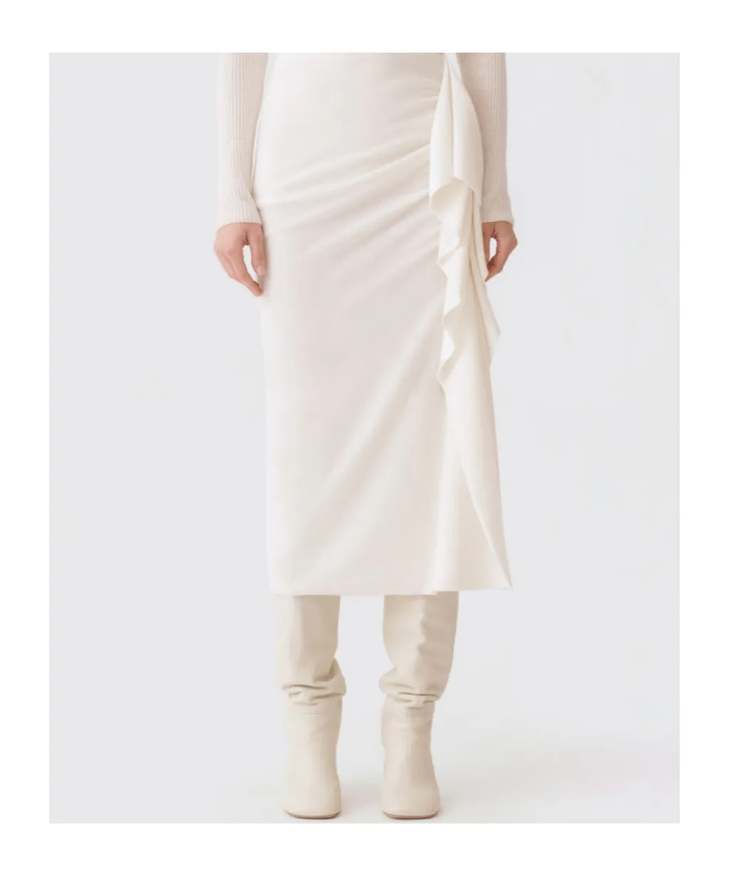 Pleated Midi Skirt