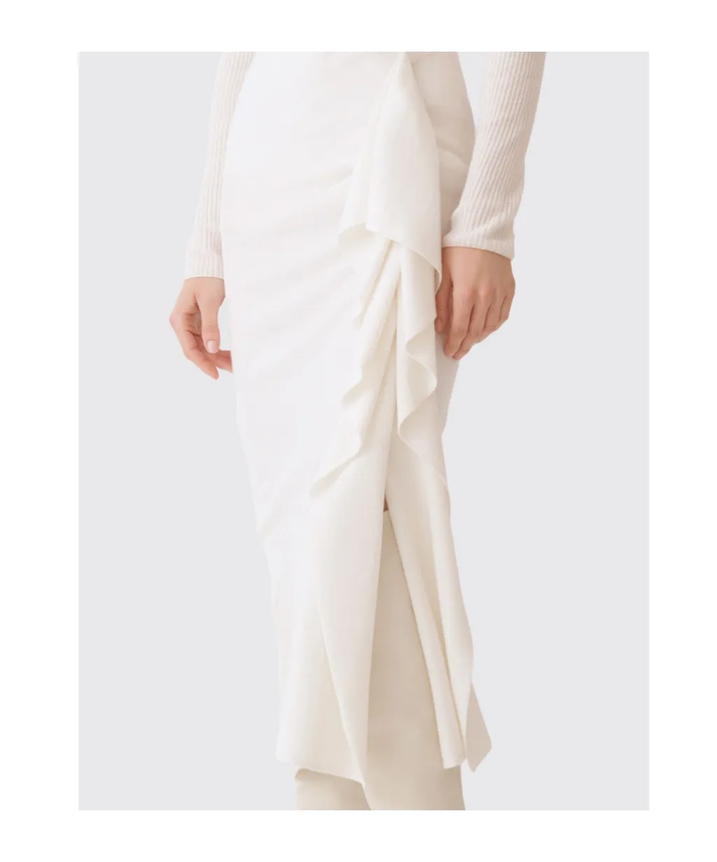 Pleated Midi Skirt