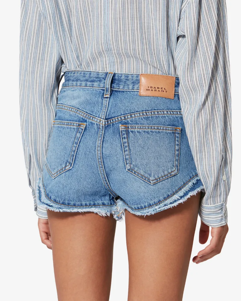 Isabel Marant Eneidala Denim Shorts