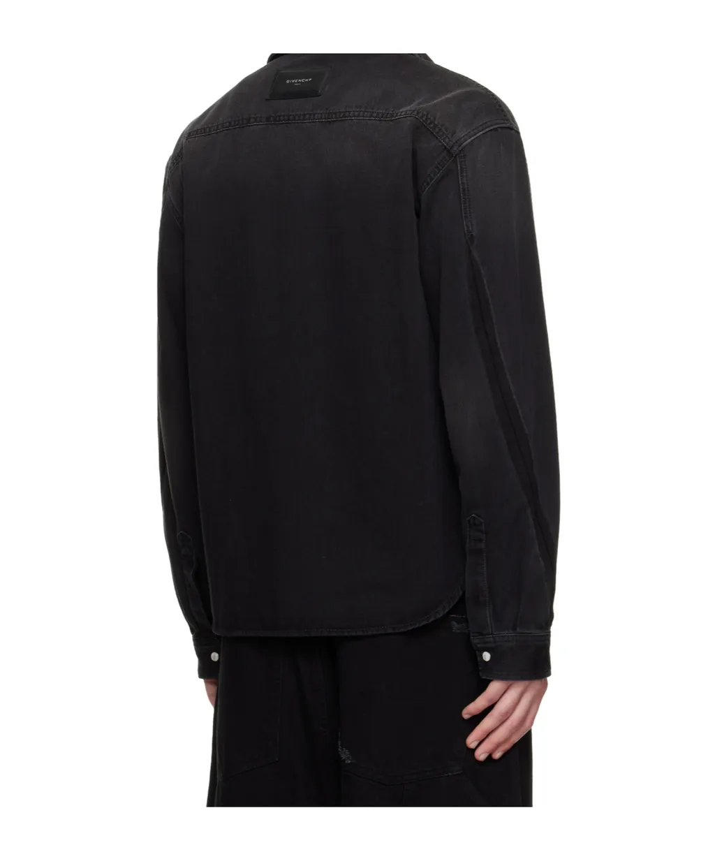 Givenchy Chest Pocket Denim Shirt