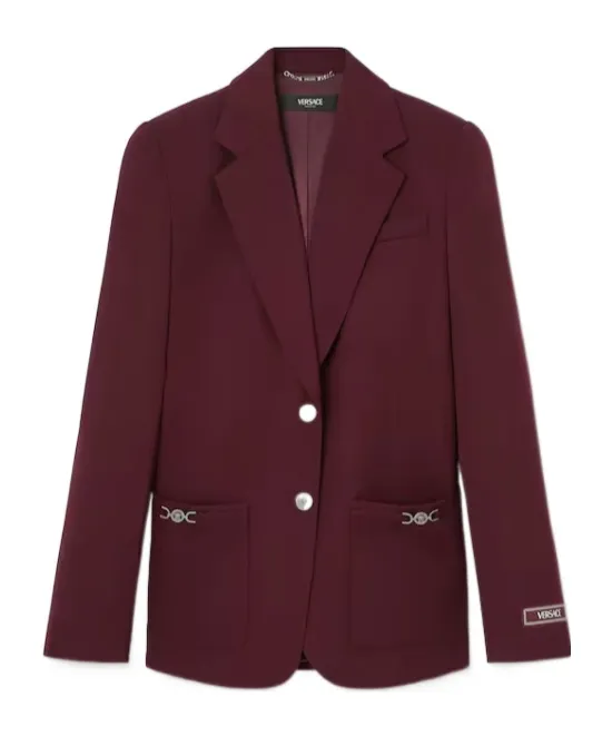 Versace Single-Breasted Tailored Blazer
