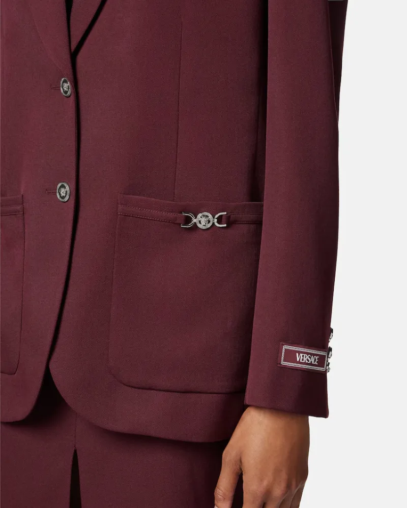 Versace Single-Breasted Tailored Blazer