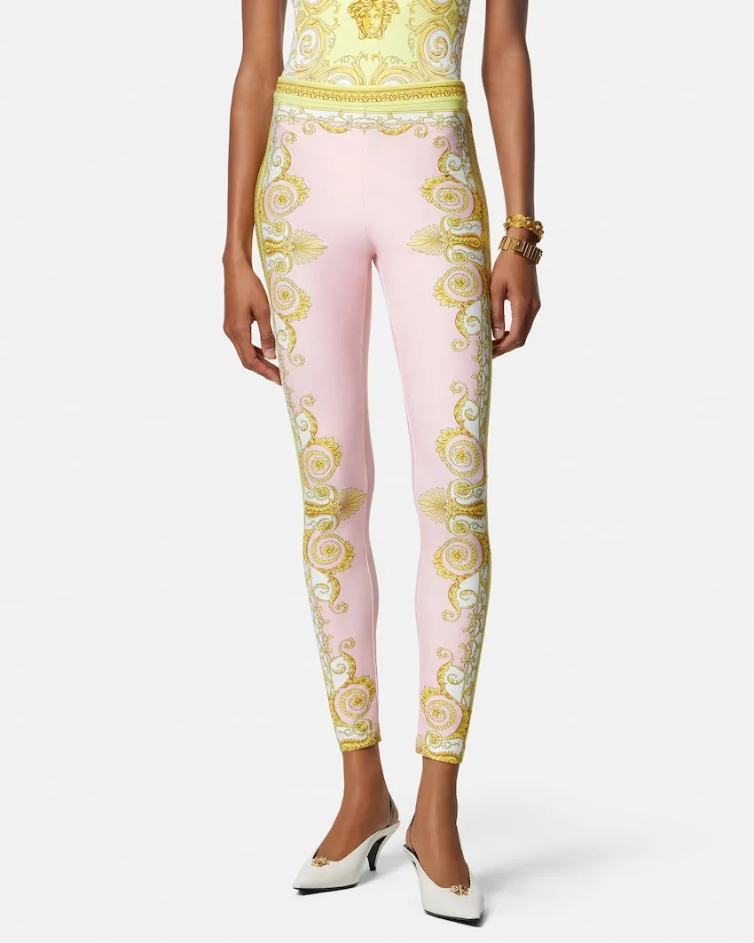 Versace Pattern-Printed Leggings