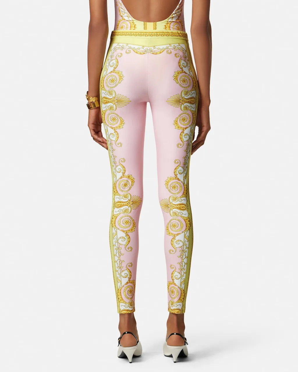 Versace Pattern-Printed Leggings