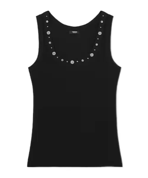 Versace Medusa Ribbed Tank Top