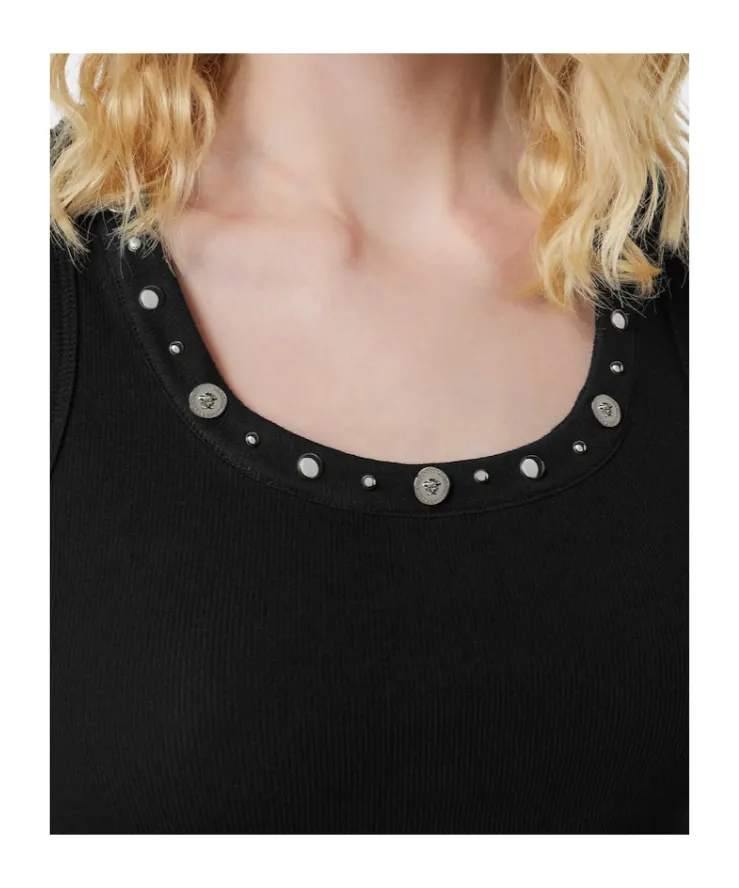 Versace Medusa Ribbed Tank Top