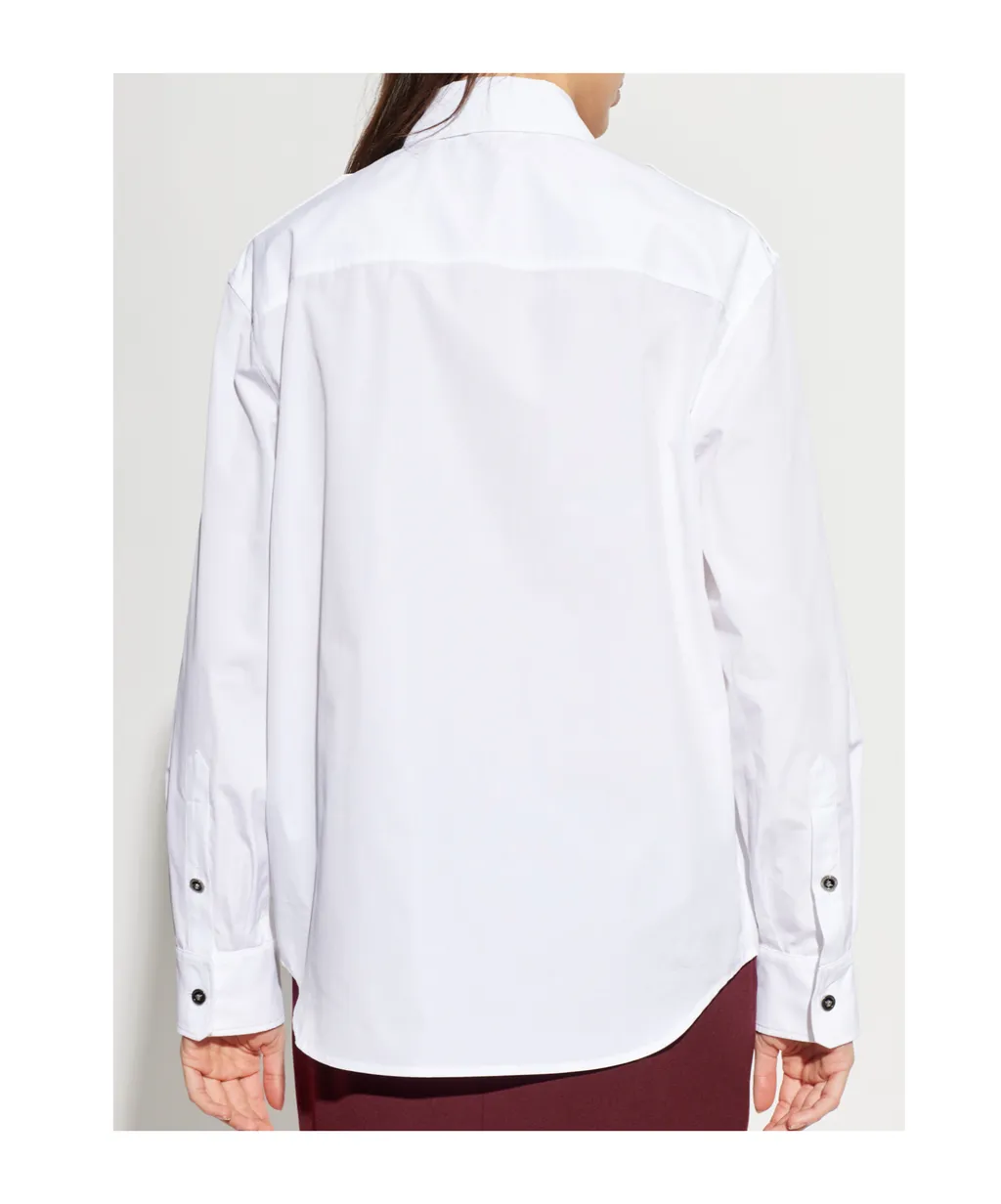 Versace Epaulettes-Embellished Long-Sleeved Shirt