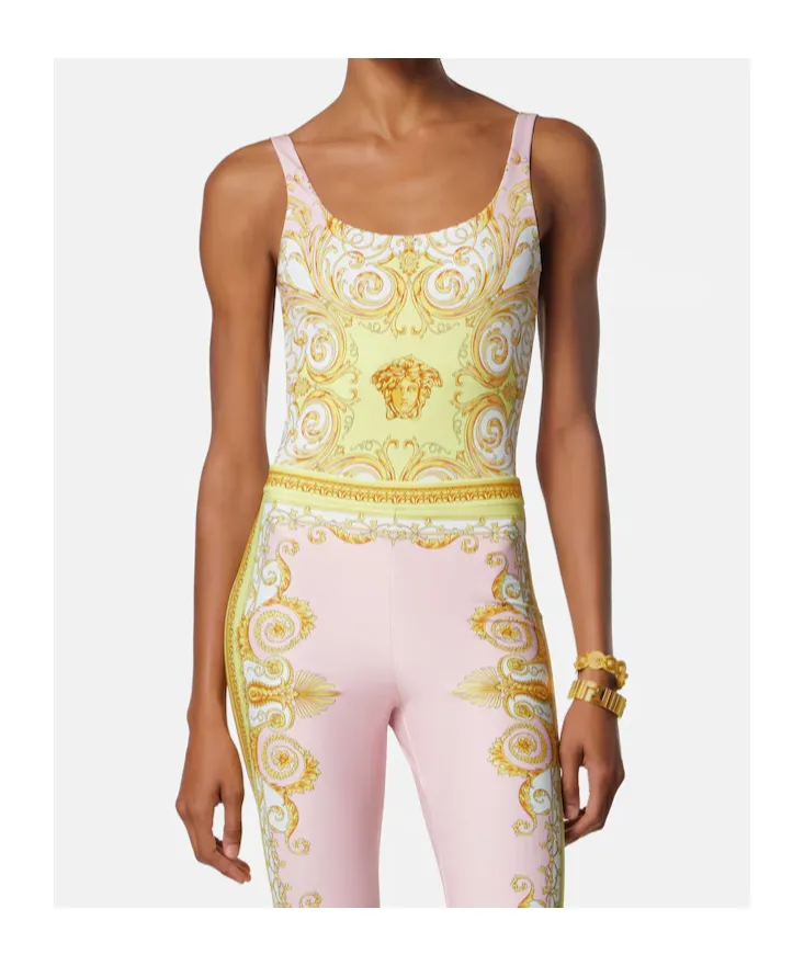 Versace Pattern-Printed One-Piece Swimsuit