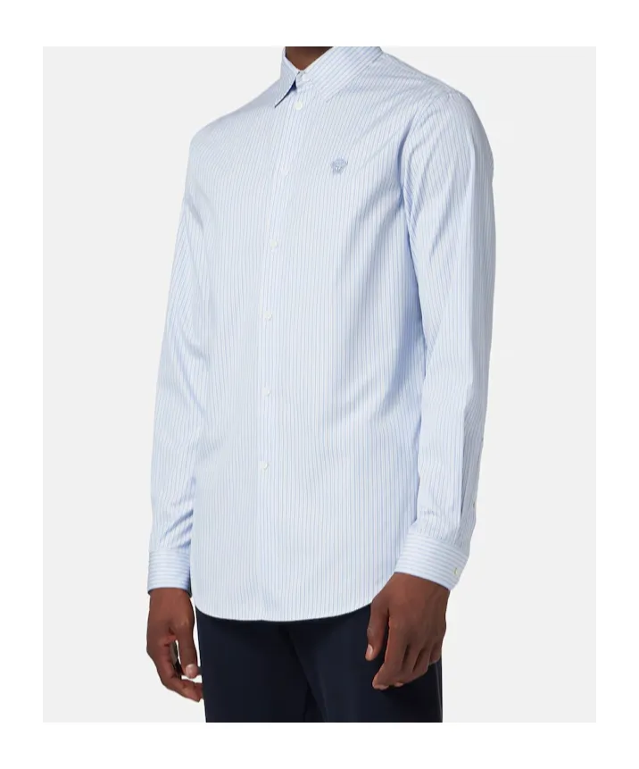Versace Striped Poplin Slim Shirt