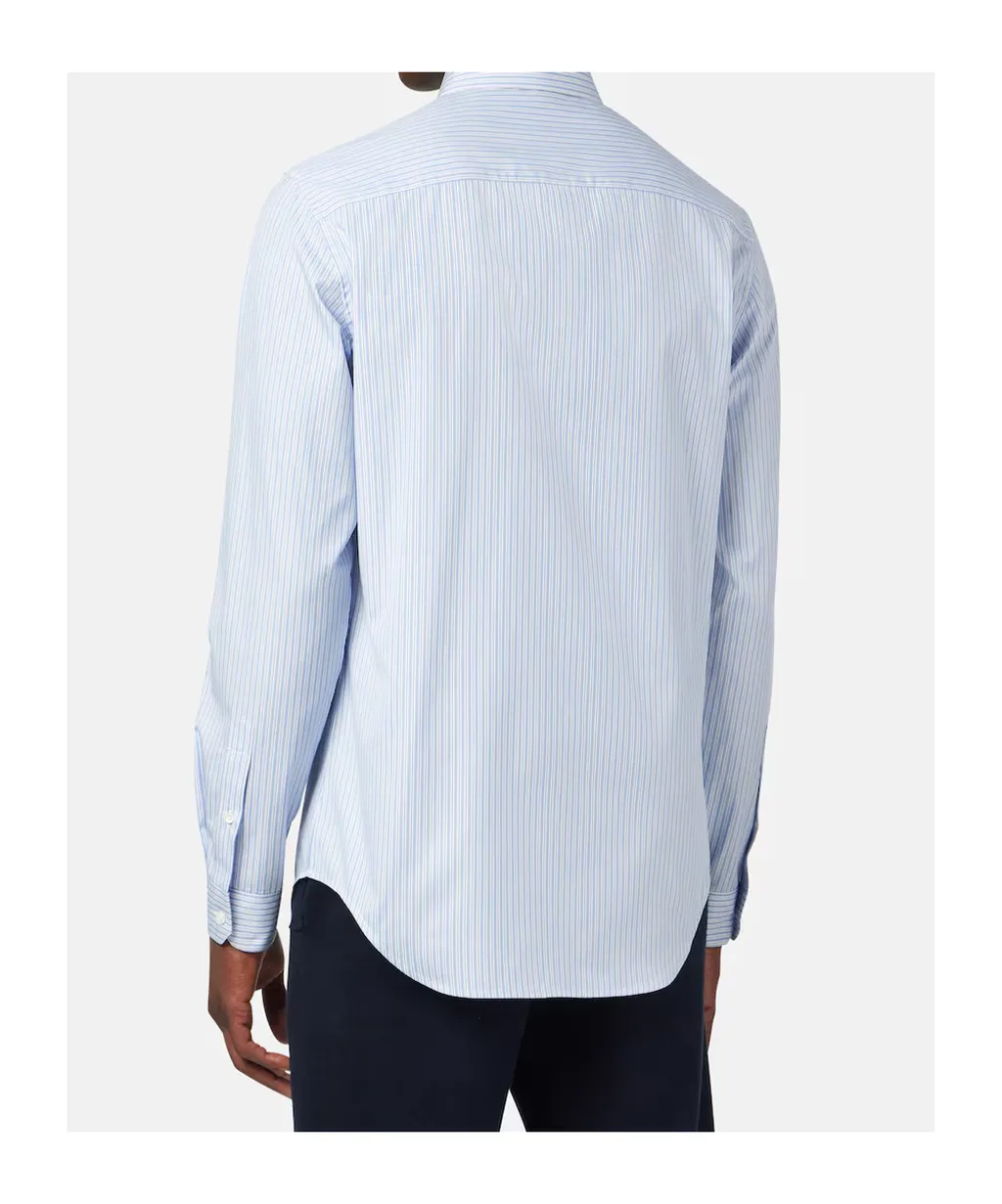Versace Striped Poplin Slim Shirt