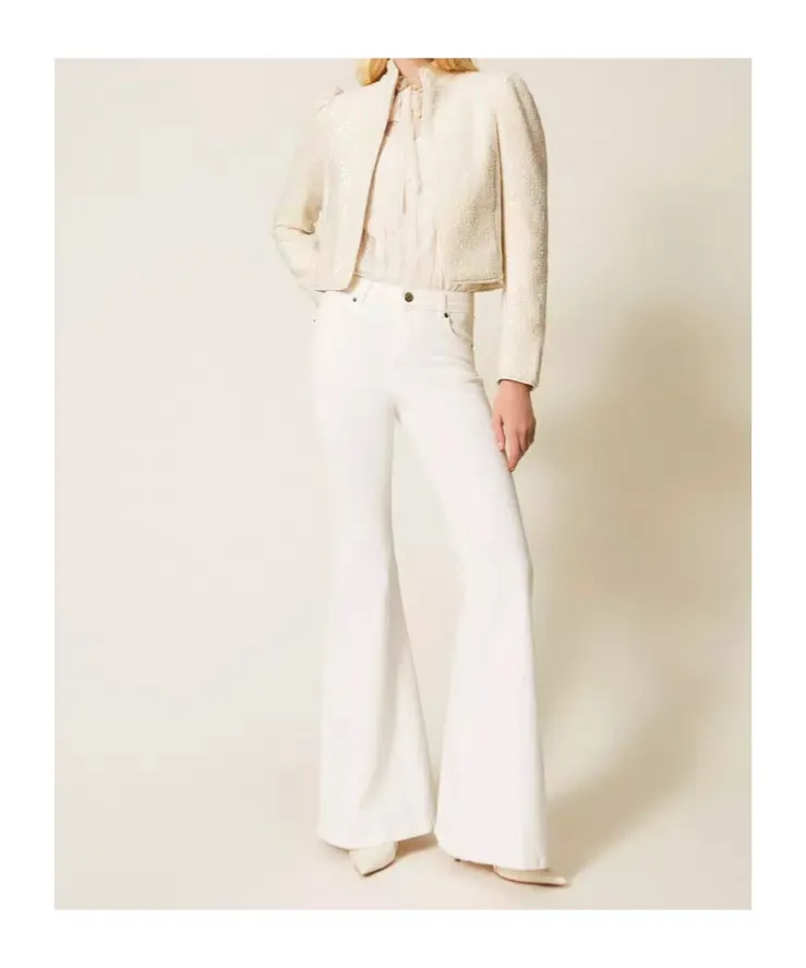 Twinset Mid-Rise Flared Jeans