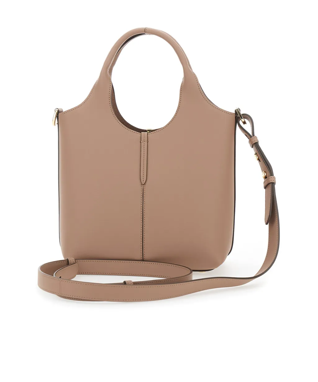 Tod's Logo Engraved Mini Shopping Bag