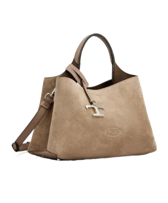 Tod's Logo Embossed Mini Crossbody Bag