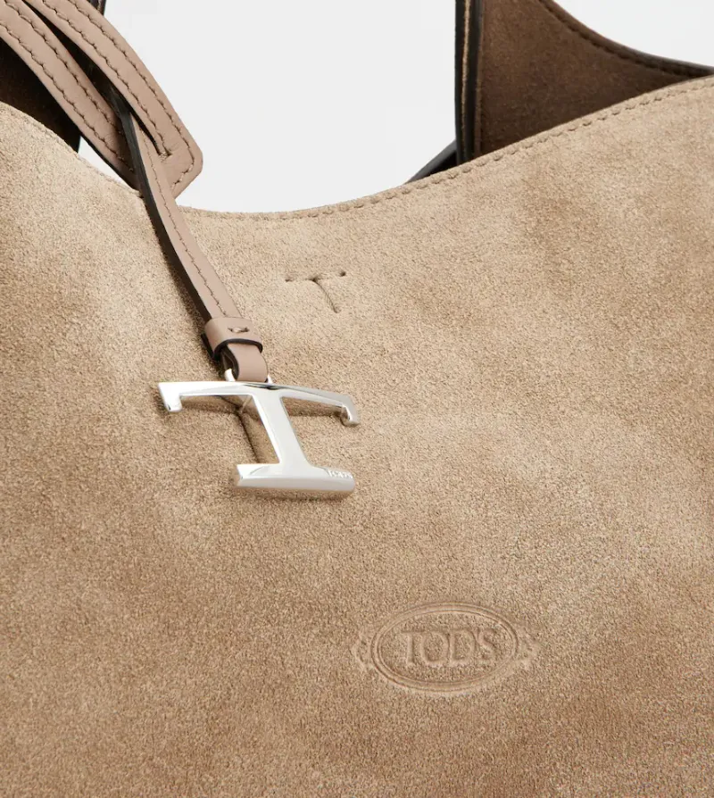Tod's Logo Embossed Mini Crossbody Bag