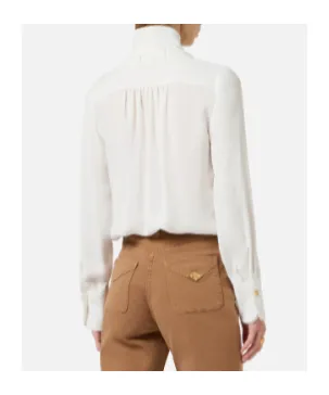 Elisabetta Franchi V-Neck Regular Fit Blouse