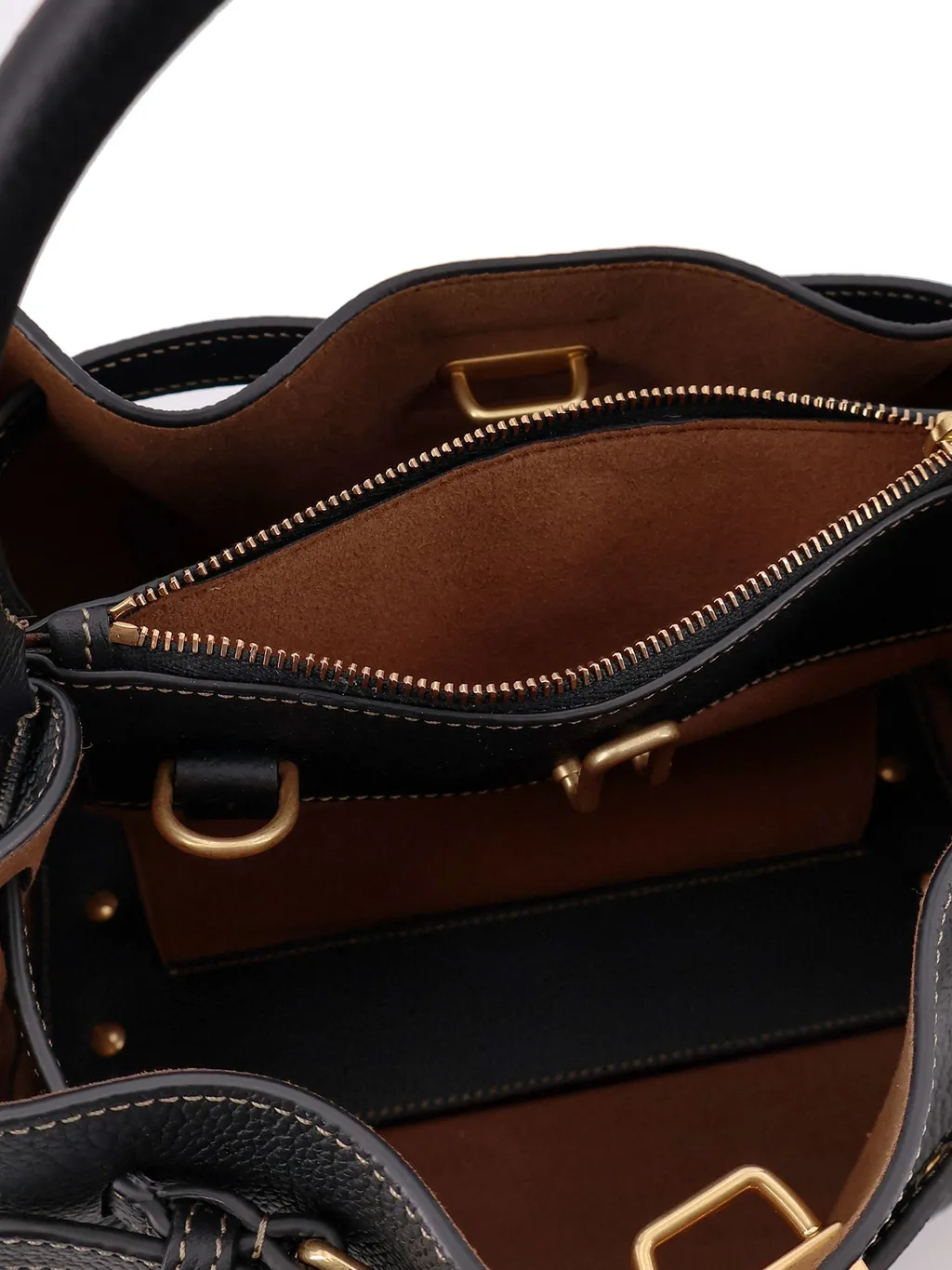 Tod's T-Plaque Belt Detail Tote Bag