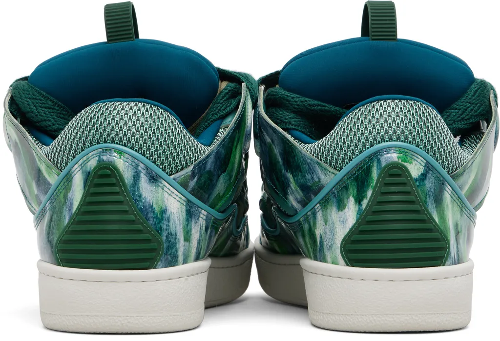 Sequined Leather Sneakers