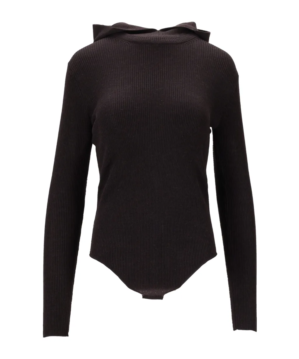 Hooded Ribbed Body