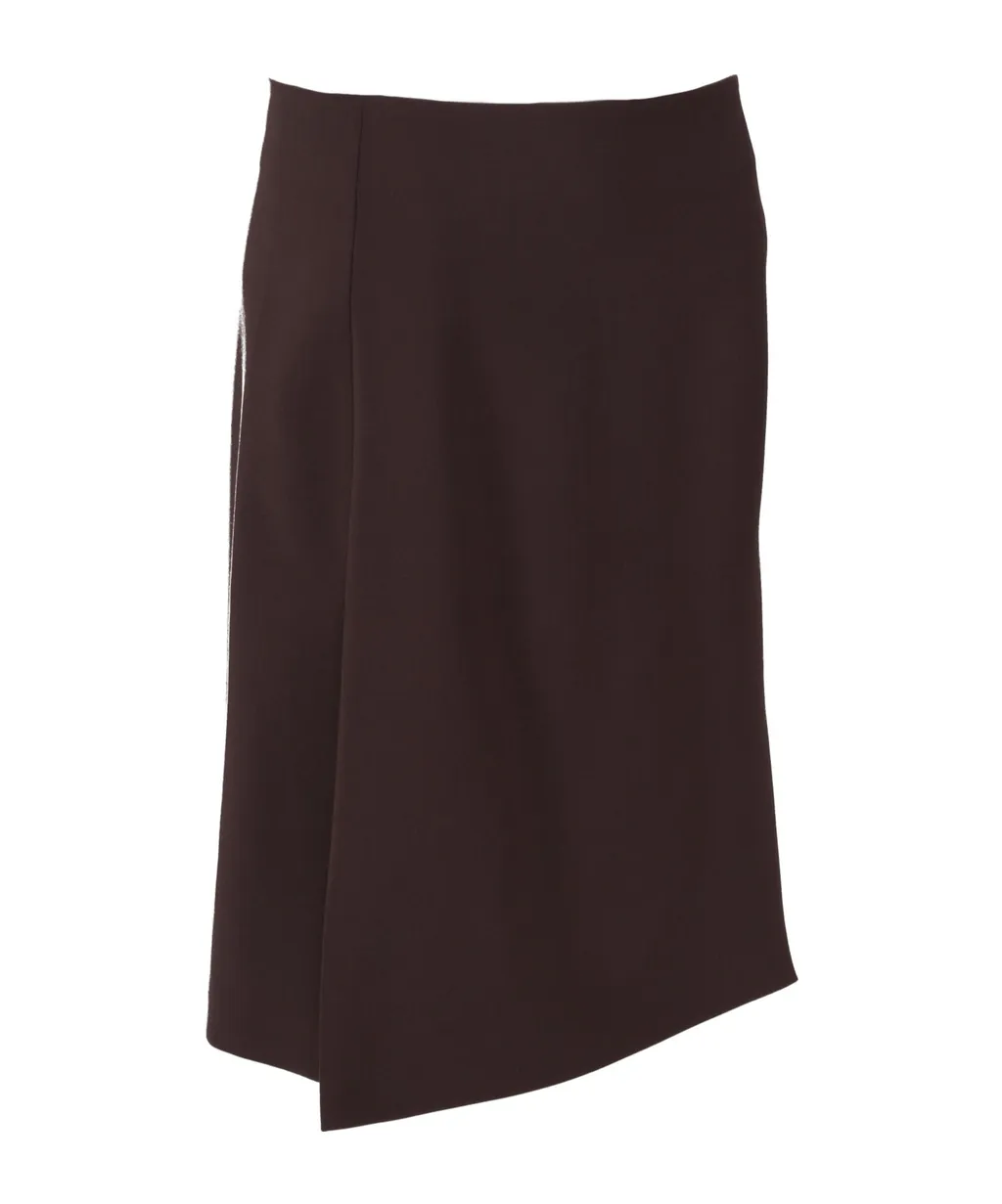 Back-Slit Midi Skirt