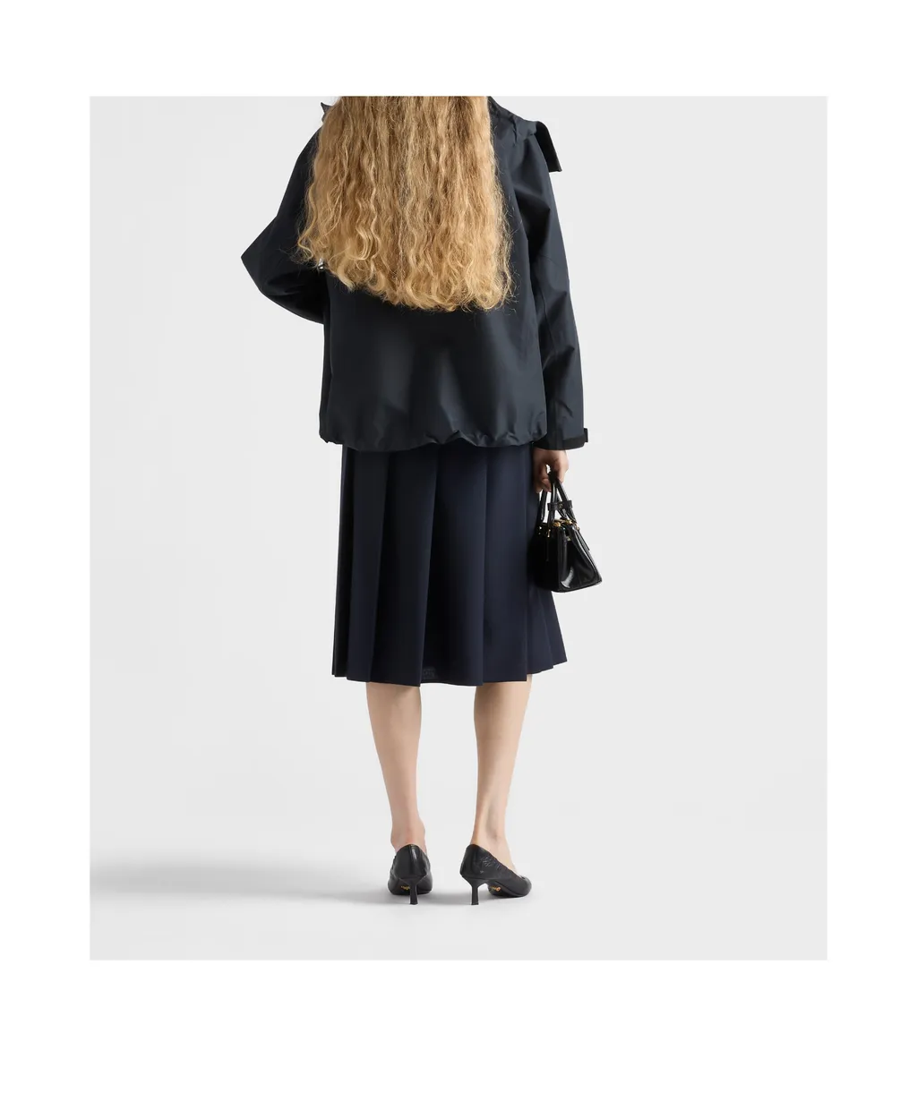 Prada Zip-Up Hooded Jacket