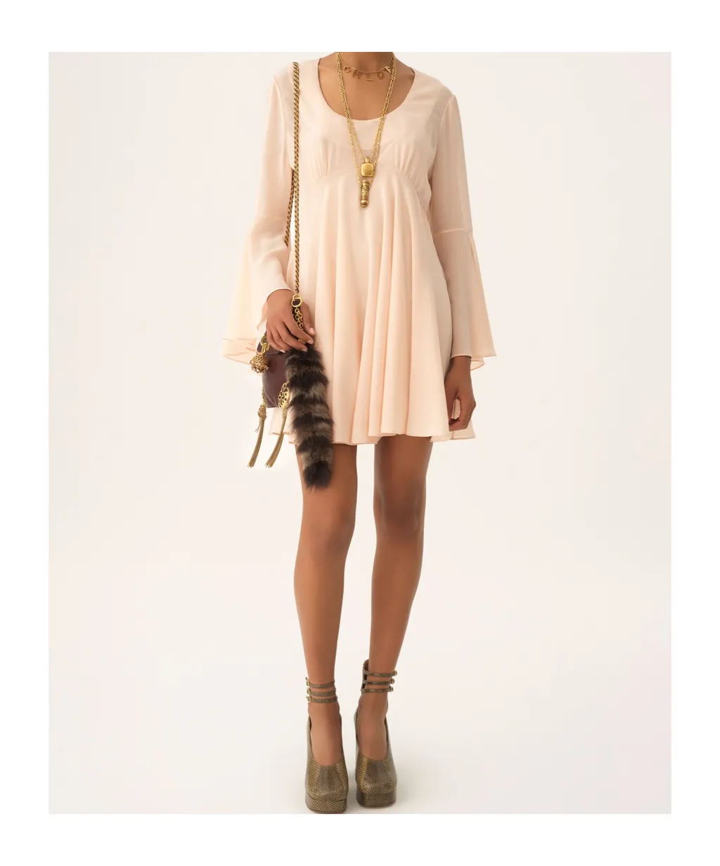 Flared Mini Dress