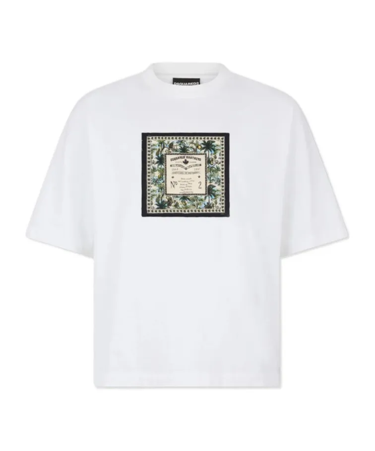 Dsquared2 Graphic Front Print T-Shirt