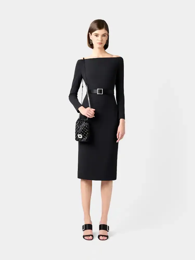 Roger Vivier Trompette Satin Mules