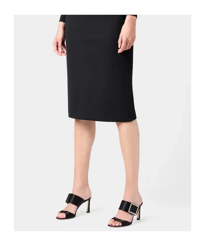 Roger Vivier Trompette Satin Mules