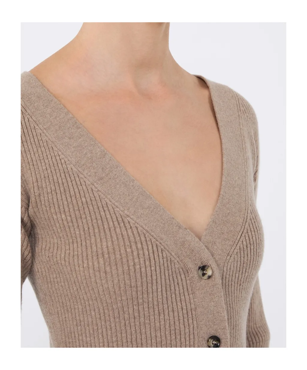Wool And Cashmere Jumper - Sand