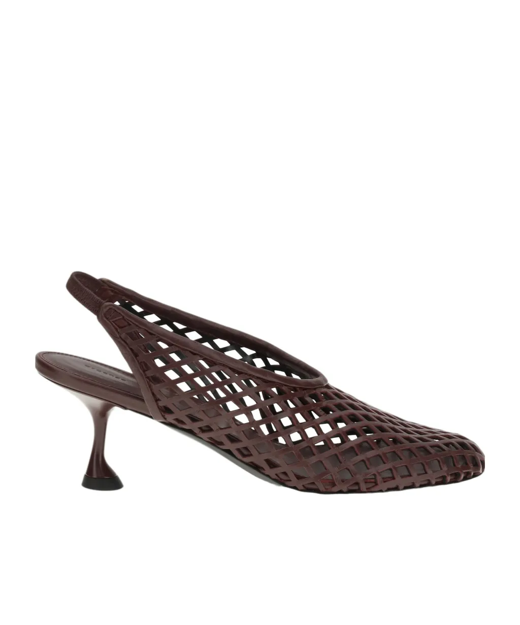 Tee Perforated Slingback Pumpsin Nappa