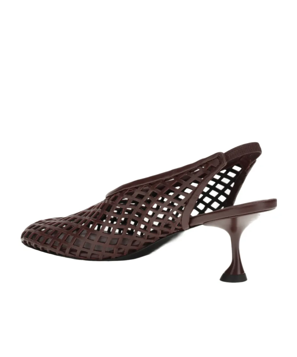 Tee Perforated Slingback Pumpsin Nappa