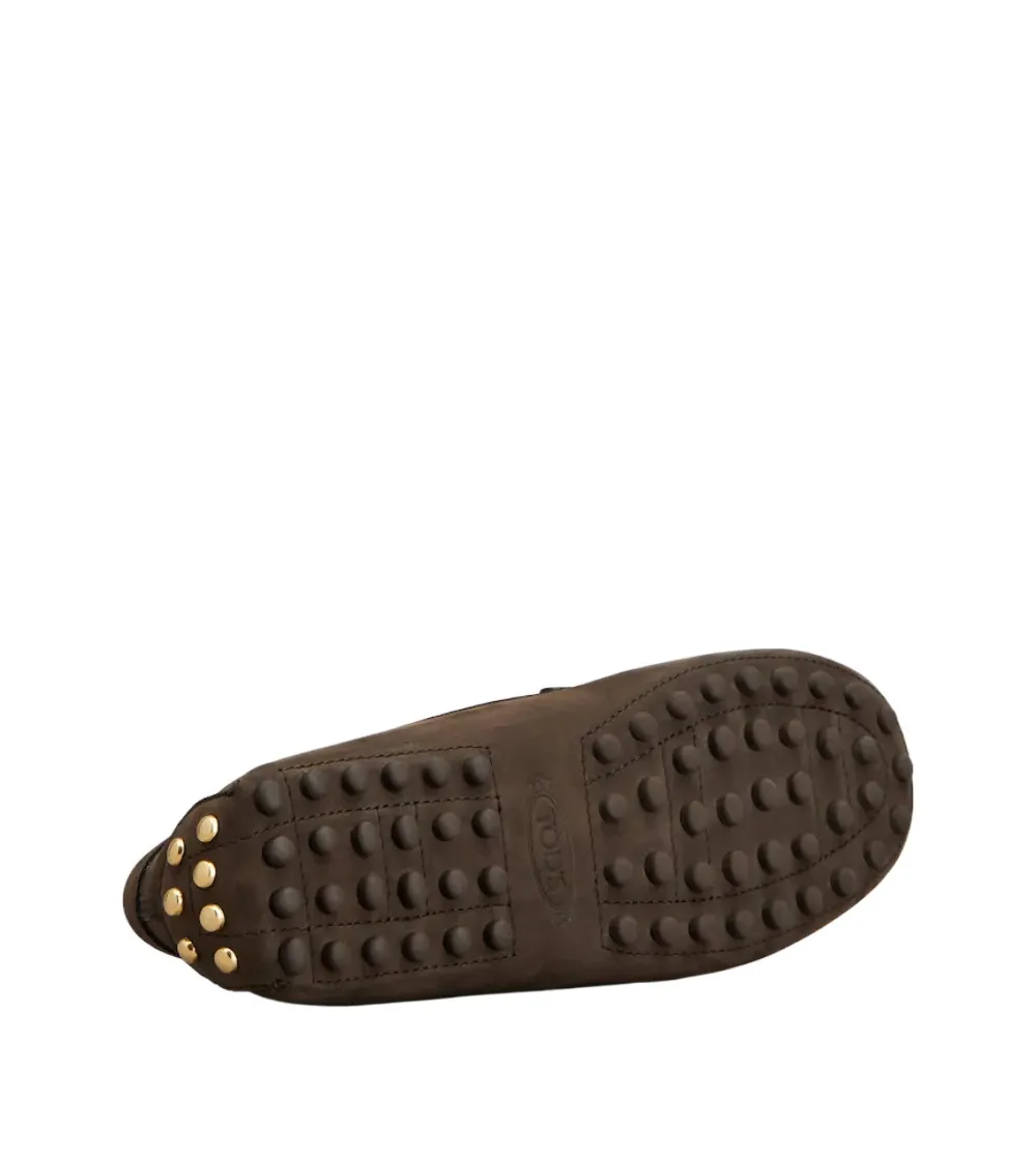 Tod's Logo Detailed Slip-On Flat Shoes