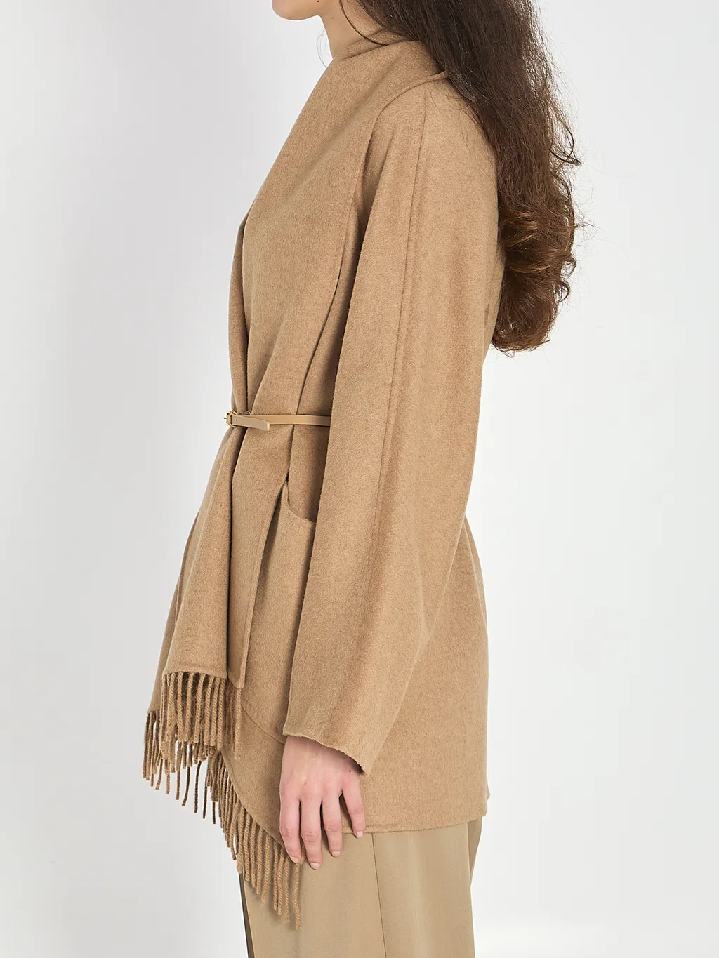 Camel Cardigan Coat - Camel